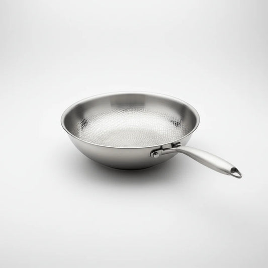 Titanium Hammered Wok Pan
